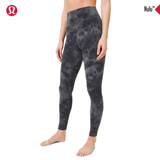 กางเกงโยคะ เทรนนิ่งเอวสูงLululemonของแท้!!รุ่นAlign™ Pant 28นิ้ว- Diamond dye pitch grey graphite grey(ไม่ใช่งานจีน)