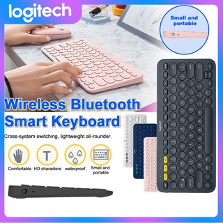 【ของแท้】Logitech K380 wireless bluetooth keyboard คีย์บอร์ดบลูทูธไร้สาย บลูทูธอุปกรณ์แป้นพิมพ์ไร้สาย สำหรับพีซี/มือถือ/