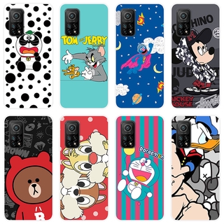 เคสสำหรับ Xiaomi Mi 10T Pro Case Silicone Back Cover Soft Casing Xiaomi Mi10T 10TPro 2020 cartoon TPU เคส