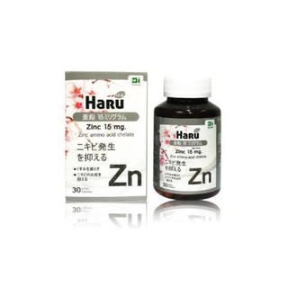 Haru Zinc (ฮารุ ซิงค์) 15mg 30cap