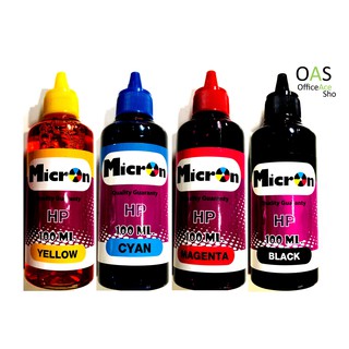 MICRON Inkjet refill ink หมึกเติมอิงค์เจ็ท(เทียบเท่า) 100ml สำหรับปริ้นเตอร์อิงค์เจ็ท