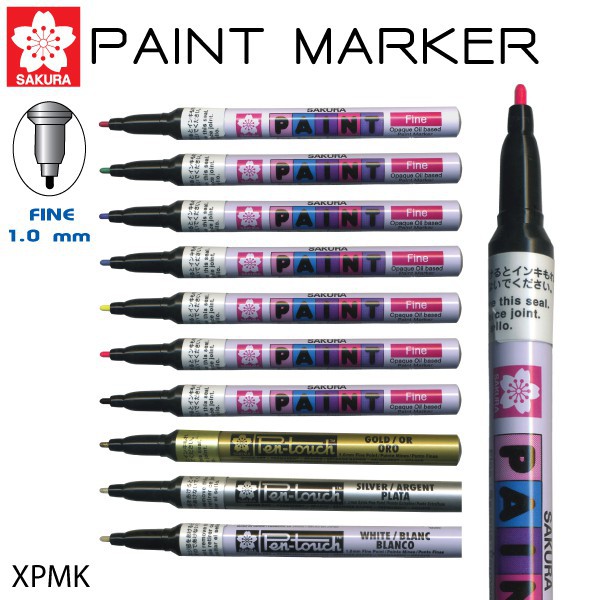 ปากกาเพ้นท์ 1 มม. ซากุระ XPMK ปากกาเพ้นท์ 1 มม.
