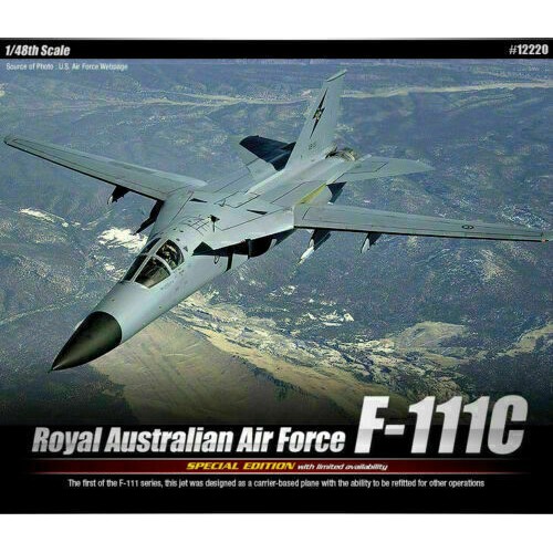 โมเดลประกอบ Academy Model 1/48 AC12220 F-111C ROYAL AUSTRALIAN AIR FORCE