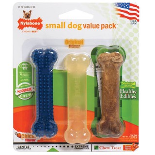 Nylabone Gentle Chew ของเล่นขัดฟัน Value Pack