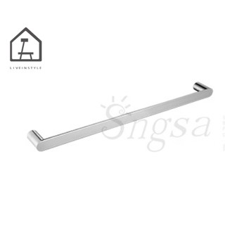 BA-S-3004   ที่แขวนผ้า ราวแขวนผ้า Single Towel rack 304 stainless steel - Silver Color