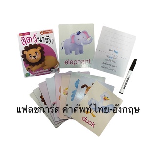 แฟลชการ์ดคำศัพท์ การ์ดคำศัพท์ แฟลชการ์ด แผ่นคำศัพท์ การ์ดabc