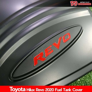 ฝาถัง ฝาถังน้ำมัน Revo 2015 2017 2018  2020 2021 2022 สีดำ หยอดแดง logo Revo  ตัวยกสูง งาน R