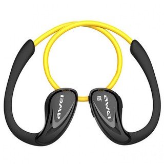 Awei A880BL Wireless Bluetooth V4.0 Headphones Sports StereoEarphones – Yellow