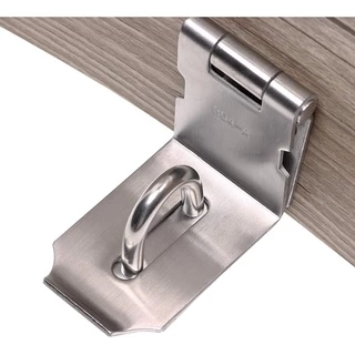 Kiprun ประตู Hasp Latch 90 องศาความปลอดภัยมุมล็อค Latch สําหรับ Push เลื่อน Barn ประตู