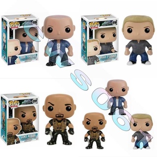 Funko POP ฟิกเกอร์ไวนิล ภาพยนตร์ The Fast And The Furious Dom Toretto 275 Brian Oconner 276 Luke Hobbs 277 ของเล่นสําหรับเด็ก