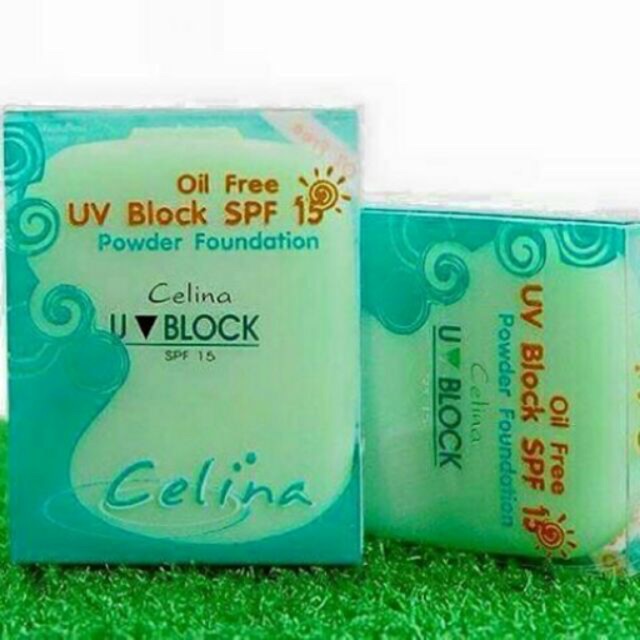 Celina UV Block SPF15 Powder แป้งเซลิน่า ยูวีบล็อก ตลับจริง