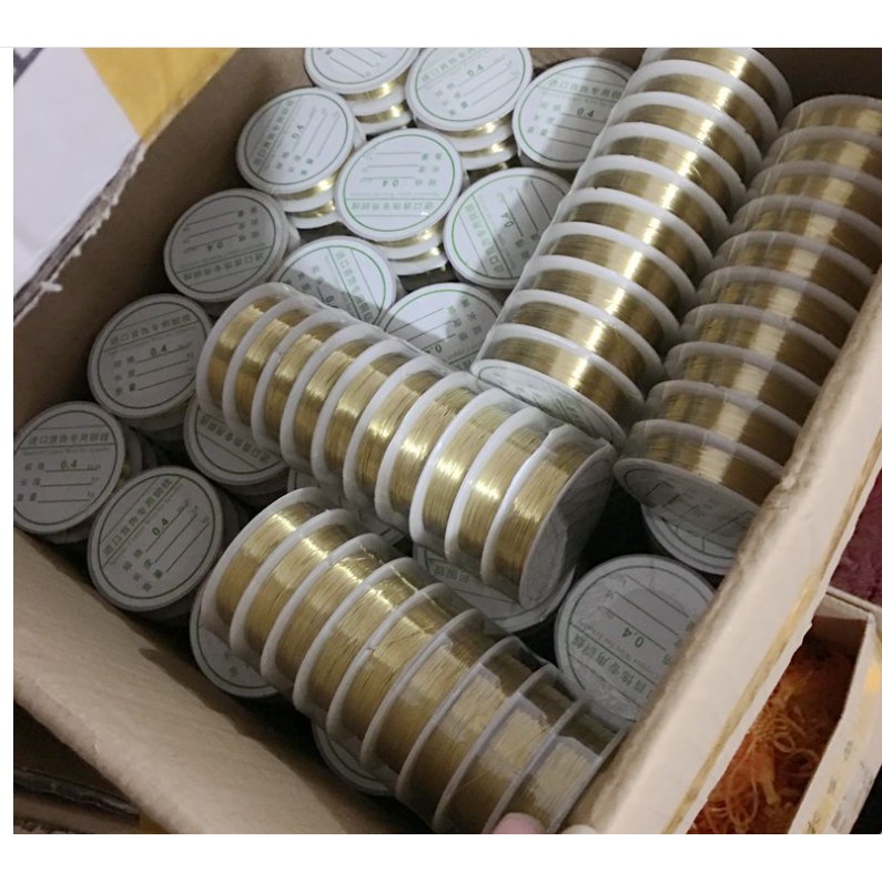 Diy ลวดทองแดง สีเงิน สีทอง สําหรับทําเครื่องประดับ - รูปที่ 7