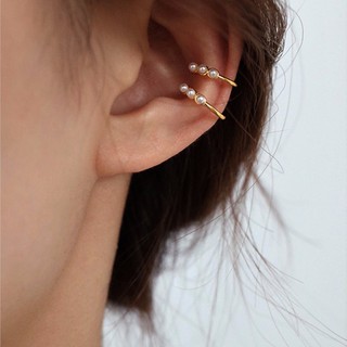 faux pearl decor earcuff เอียร์คัพไข่มุก