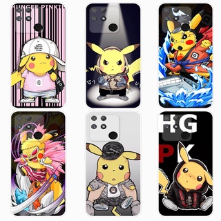 เคส เรียวมี OPPO Realme Narzo 50A 50i 50 4G 50 Pro Case การ์ตูน Pokemon Pikachu Soft TPU เคสซิลิโคน โทรศัพท์มือถือ เคส