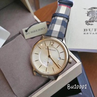 มาใหม่ สวยมาก BU10001 40 millimeters Gold Dial Stainless Steel Textile Multi Quartz Ladies Watch ใส่ได้ทั้งชายหญิงค่า