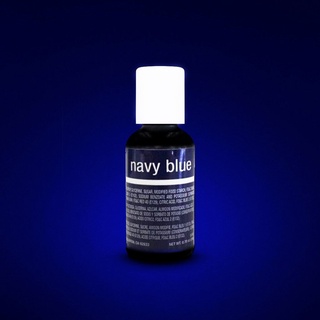 Chefmaster NAVY Blue Liqua-Gel Food Coloring 20ml (5118) /0.7oz สีเจลผสมอาหาร สีน้ำเงินเข้ม