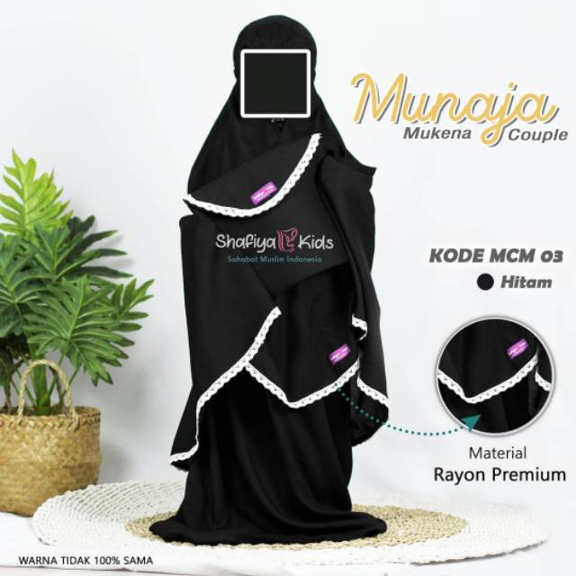 [SK] MCM03 Mukena Couple Munaja ORI โดย Shafiya Kids