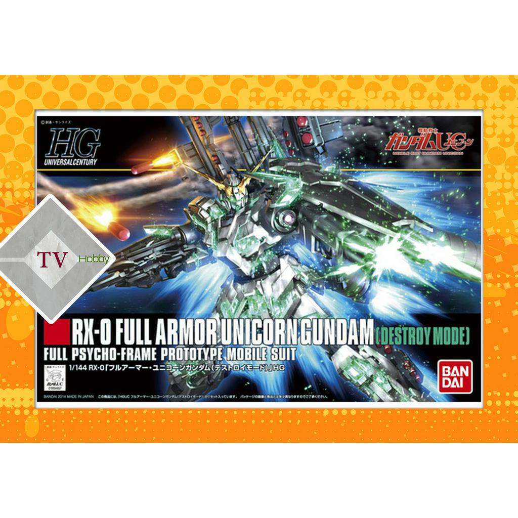 ชุดประกอบ HGUC 1 / 144 RX-0 Full Armor Unicorn Gundam