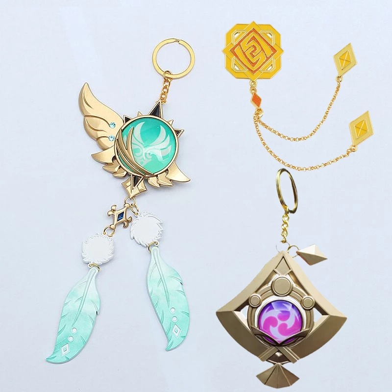 Genshin Impact คอสเพลย์ Venti Vision Of God Anime Yae Miko Kamisato Ayato Zhongli Tartaglia Eula อุป