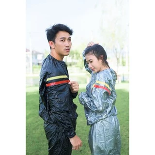 ชุดลดความอ้วน ซาวน่า ชุดออกกำลังกาย ขับเหงื่อ ชุดซาวน่า ชุดลดความอ้วน ลดไขมัน [สต๊อกแน่น ราคาถูก]