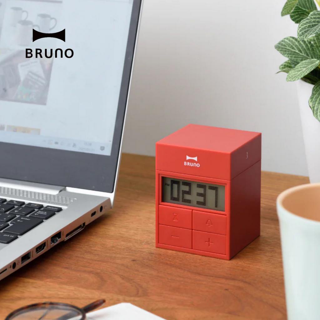 BRUNO Twist Table Clock (Cube Timer) BCA026 นาฬิกาตั้งโต๊ะทวิสต์ นาฬิกาตั้งโต๊ะปลุก นาฬิกาจับเวลา
