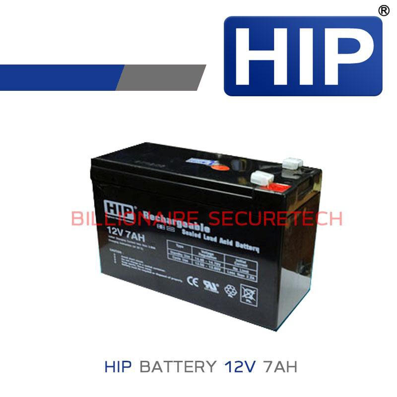 HIP UPS BATTERY 12V 7AH for UPS BY BILLIONAIRE SECURETECH