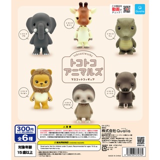 ✿ พร้อมส่งยกชุด ✿ กาชาปองน้องสัตว์ย่อส่วนน่ารัก Tokotoko Animals Mascot Figure