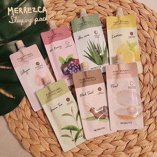Merrezca Pure Natural Sleeping Pack มาส์กหน้า 10ml