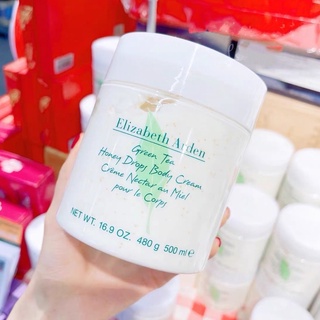 Elizabeth Arden Green Tea Honey Drops Body Cream  ขนาด480g 500ml ครีมทาผิวชาเขียวสูตรเข้มข้น