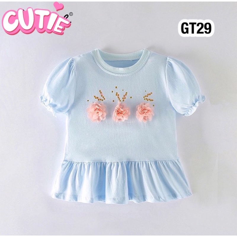 เสื้อยืดเด็กผู้หญิง น่ารัก คุณภาพดี ราคาถูกเว่อร์ ‼️ GT29