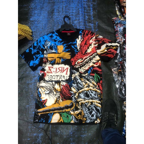 เสื้อOVP ลายเดือดมาก คอตตอน