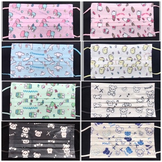 New!! แมสผู้ใหญ่คาแรคเตอร์น่ารัก sanrio / companion 10 ชิ้น 40.- จ้า