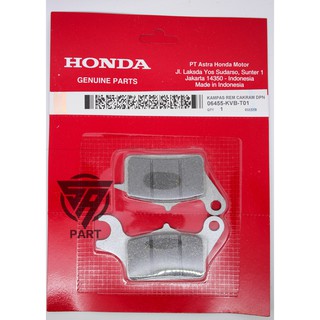 ผ้าเบรกหน้า สําหรับ Honda Beat Vario 06455-KVB-T01