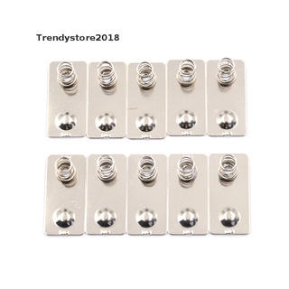 Trendystore2018 แผ่นสปริงแปลงแบตเตอรี่ AA ขั้วบวก และลบ 10 ชิ้น