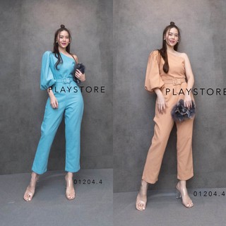 Jumpsuit ขา9ส่วนทรงเก๋