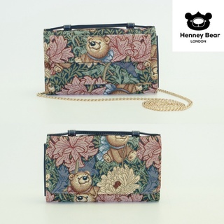 Henneybear - HW069 กระเป๋ารุ่น 2in1 ลายเรดเดซี่ สายโซ่คอสบอดี้ รุ่นขายดี