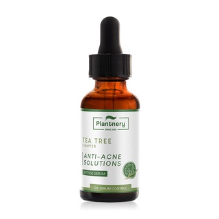 Plantnery Tea Tree Intense Serum 30ml เซรั่มที ทรี เข้มข้น สูตรช่วยลดสิวและควบคุมความมัน เผยผิวกระจ่างใส บอกลาปัญหาสิว.