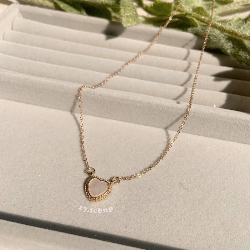 💐🎀 พร้อมส่ง | สร้อยคอหัวใจ |  รุ่น Mylove 🤍✨🌞🤏🏻