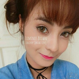 คอนแทคเลนส์รุ่นใหม่ Luminus Brown