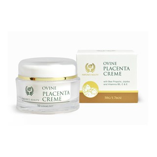 Natures Beauty Ovine Placenta Cream ครีมรกแกะเกรดพรีเมี่ยมจากประเทศนิวซีแลนด์ ลดร้ิวรอย ฝ้า กระ และรอยสิว  ขนาด 50ml.