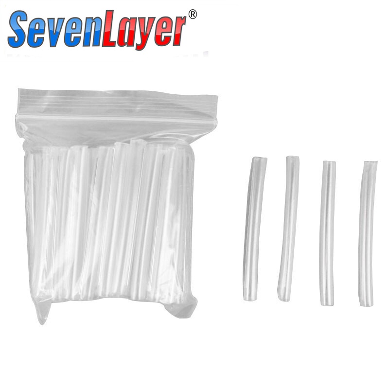 100PCS 60MM ความร้อน Shrinkable Optic Fiber Splice Fusion Protection Tube Fiber Splice Sleeve เข็มเด