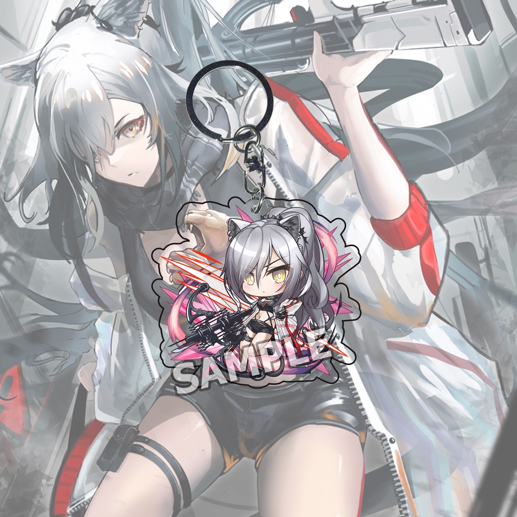 พวงกุญแจ GANTUNGAN Arknights schwarz 01 - พวงกุญแจ - พวงกุญแจ - พวงกุญแจ - อะนิเมะ - เกม