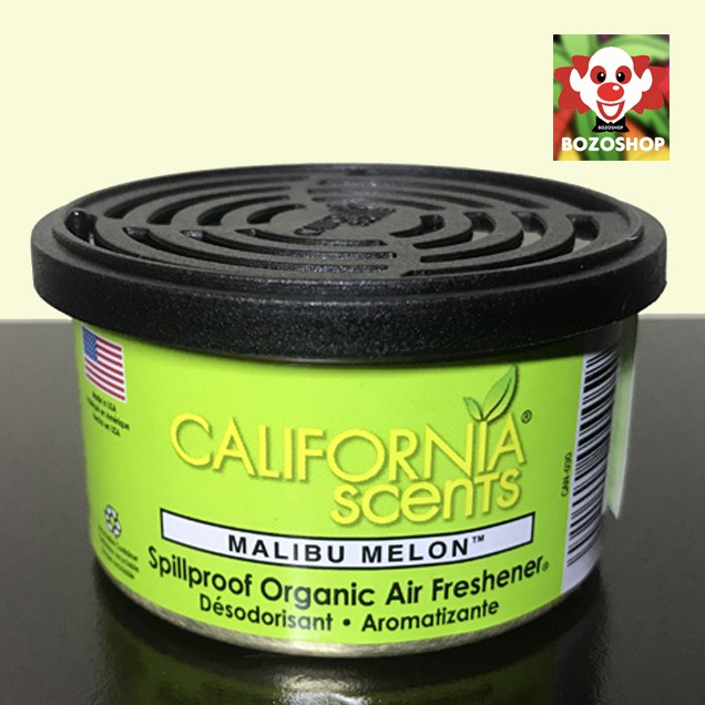 น้ำหอมแขวนรถ อโรม่าติดรถ น้ำหอมติดรถยนต์ California Scents กลิ่น Malibu Melon