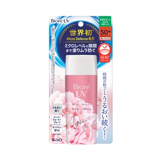 Biore UV Aqua Rich Watery Gel Botanical Peony SPF50+ PA++++ กันแดดบำรุงสูตรน้ำ เนื้อเจล กลิ่น โบทอนิคอล พีโอนี 90 ml