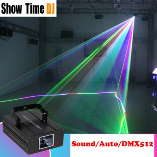 ที่มีประสิทธิภาพหน้าแรกพรรคดีเจ Laser Projector เครื่องสแกนเนอร์เส้นเลเซอร์ Dmx RGB เวทีแสงสำหรับดิสโก้ปาร์ตี้คริสต์มาส 1 หลุมเลเซอร์แสดงระบบ