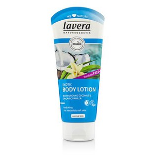 LAVERA Organic Coconut &amp; Vanilla Exotic Body Lotion Size: 200ml/6.6oz