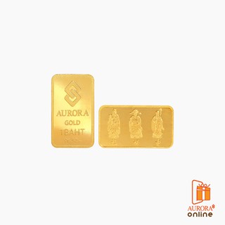 เช็ครีวิวสินค้าAURORA ทองคำ ทองคำแท่ง ทองแผ่น 1 บาท ทอง 96.5 % *ของแท้*