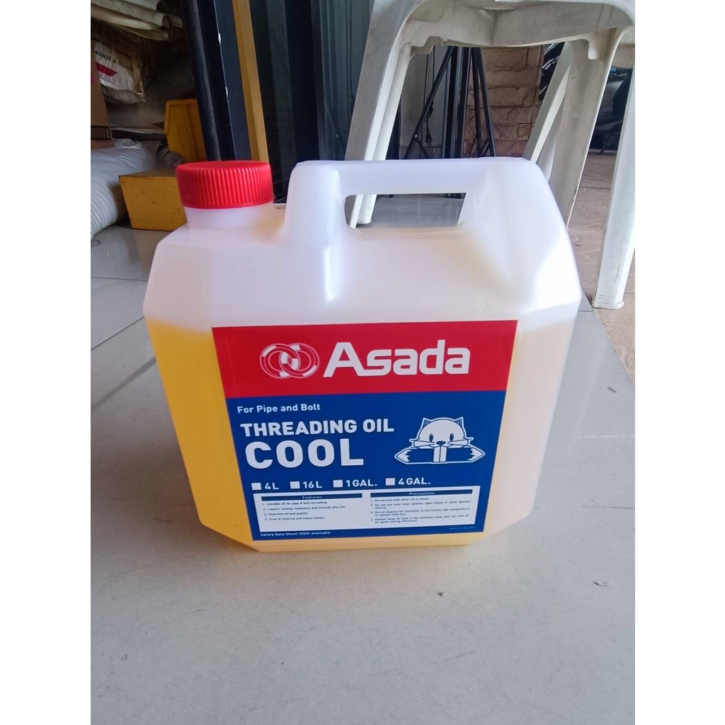 น้ำมันต๊าปเกลียว  Asada จากประเทศญี่ปุ่น สำหรับ เครื่องต๊าปเกลียว ช่วยระบายความร้อน