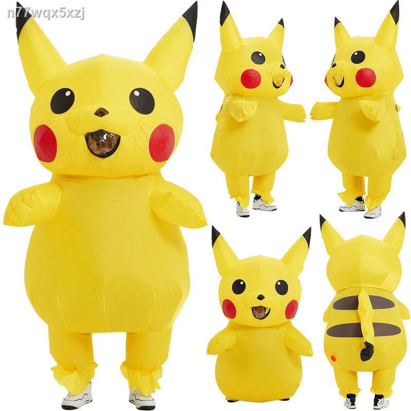 ผลิตภัณฑ์เฟอร์นิเจอร์เครื่องแต่งกายตุ๊กตาการ์ตูนตลกสำหรับผู้ใหญ่และเด็กเครื่องแต่งกายคอสเพลย์โปเกมอน  Pikachu เสื้อผ้าพ - N77Wqx5Xzj - Thaipick