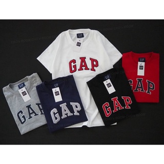 Top เสื้อยืดแขนสั้นงานปักงานป้ายชนช้อป GAP ใส่ได้ทั้งหญิงและชาย ผ้าCOTTON100% ไซส์ S M L XL มีบริการเก็บปลายทาง NO59